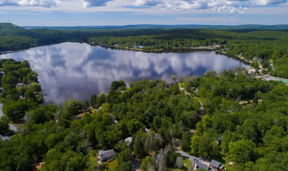 Aerial view of Arrowhead Lake
