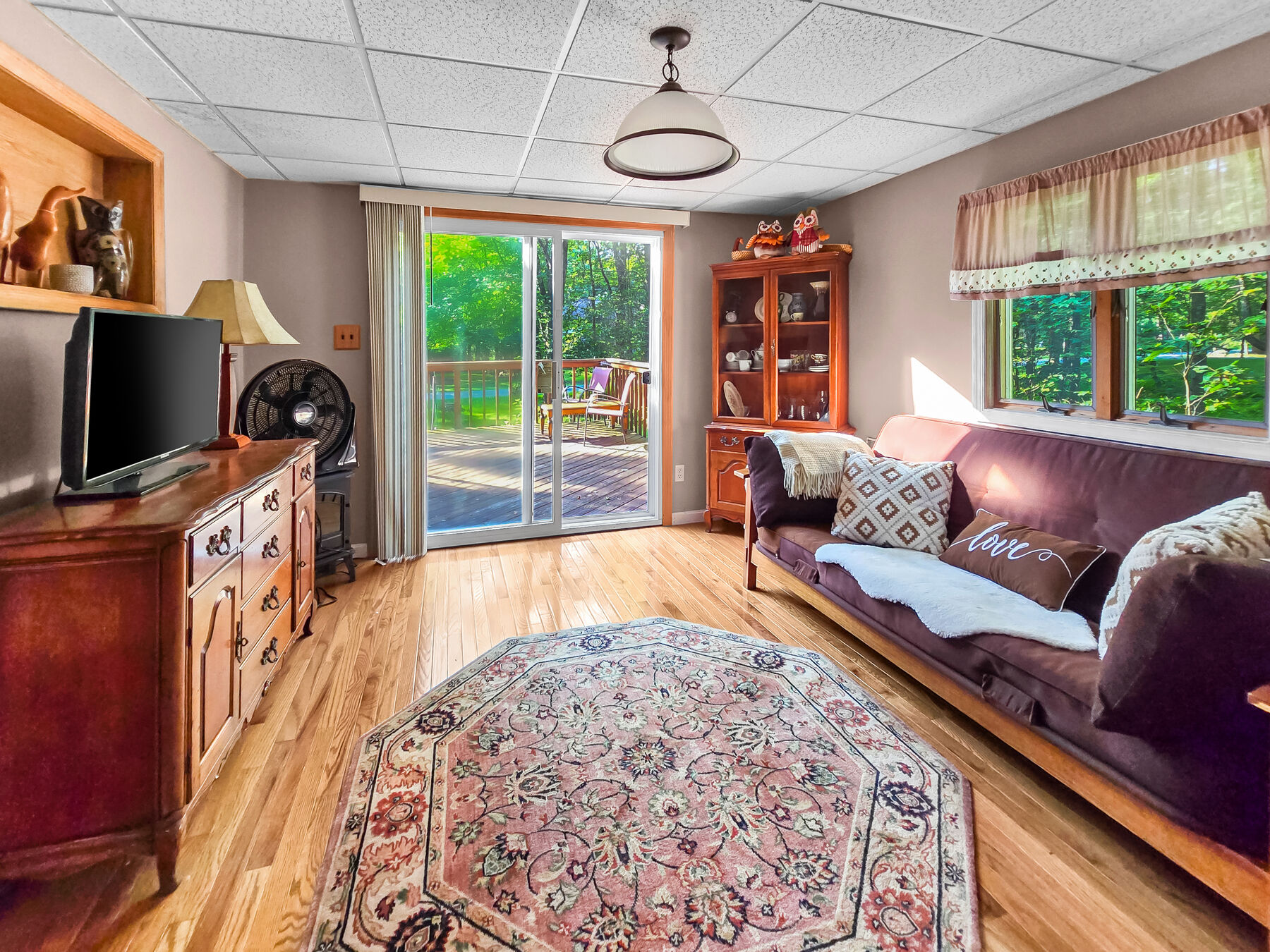 Den with sleeper futon