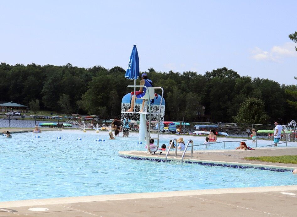 Community pool on The Island